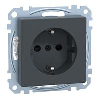 Merten MEG2300-0414 Wandcontactdoos System M Antraciet 1 stuk(s) - thumbnail