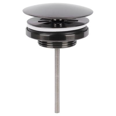 Differnz Differnz always open afvoerplug voor fontein - gun metal Differnz Differnz always open afvoerplug voor fontein - gun metal