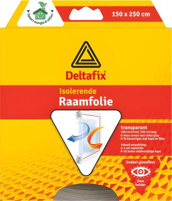 Raamfolie transp. 250cmx150cm Deltafix - Deltafix