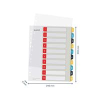 Leitz 12470000 indextab Numerieke tabbladindex Polypropyleen (PP) - thumbnail