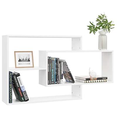 Wandschappen 104x20x60 cm spaanplaat wit Wandschappen 104x20x60 cm spaanplaat wit