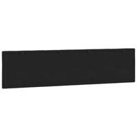 Hoofdbordkussen 200 cm fluweel zwart - thumbnail