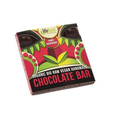 Lifefood Raw chocolate tangy raspberry bio (35 gr)