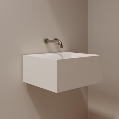 Wastafel Ideavit Solidtetris 45x40x20 cm Solid Surface Mat Wit Wastafel Ideavit Solidtetris 45x40x20 cm Solid Surface Mat Wit