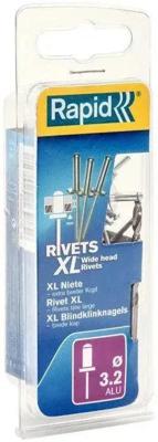 Rapid blindklinknagel XL 3.2x8mm incl. boortje (50st)