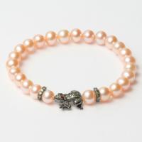 Lancaster JLA-BR-FROG-3-PE 16 mm Dames armband - thumbnail