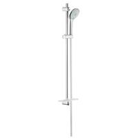 GROHE Euphoria 110 Massage Glijstangset - 90cm - ronde handdouche - 3 straalsoorten - gladde doucheslang - met zeepschaal - chroom 27226001 - thumbnail