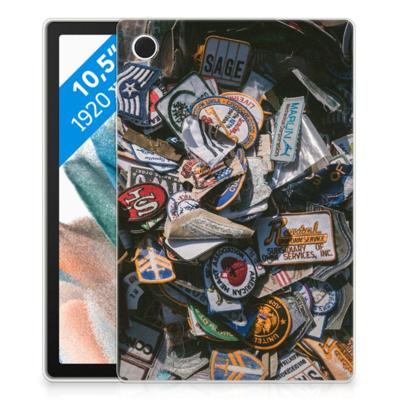 Samsung Galaxy Tab A8 2021/2022 Tablet Backcover met foto Badges Samsung Galaxy Tab A8 2021/2022 Tablet Backcover met foto Badges
