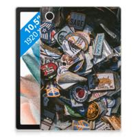 Samsung Galaxy Tab A8 2021/2022 Tablet Backcover met foto Badges - thumbnail