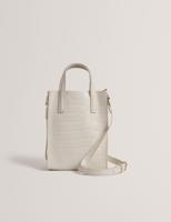 Ted Baker Wenissa Croc Effect Small Icon Bag-Ivory - thumbnail
