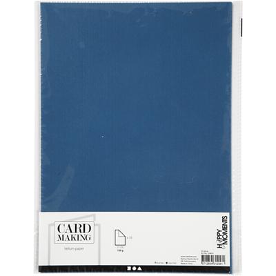 Creativ Company Vellumpapier a4 blauw, 10 vellen