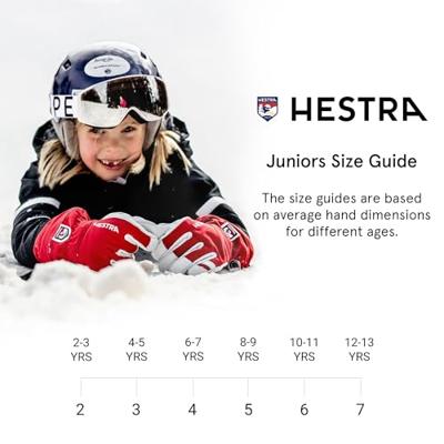 Hestra Army Leather Heli Ski Jr 5 Finger Handschoen Kinderen BLACK 5