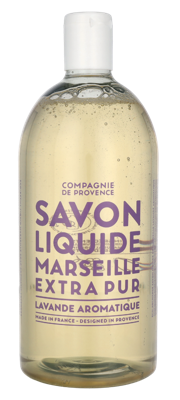 Compagnie de Provence Lavande Aromatique Savon Liquide Marseille Extra Pur 1000ml
