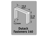 Dutack nieten serie 140 6mm 1000st (nml) - thumbnail