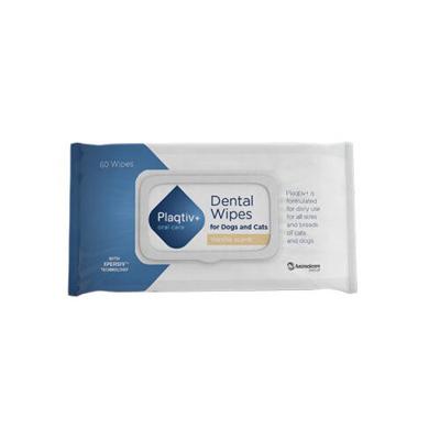 Plaqtiv+ Dental Wipes tandverzorging voor hond en kat 1 verpakking Plaqtiv+ Dental Wipes tandverzorging voor hond en kat 1 verpakking