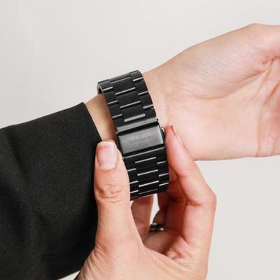 Vonmählen Link Bracelet 2 For Apple Watch 44 - 45 - 46 - 49mm One Size Black