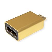ROLINE GOLD HDMI-adapter, HDMI Female - HDMI Mini Male - thumbnail