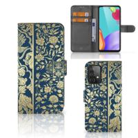 Samsung Galaxy A52 Hoesje Beige Flowers - thumbnail
