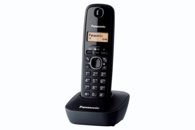 Panasonic KX-TG1611FRH Solo draadloze telefoon zonder antwoordapparaat Zwart - thumbnail