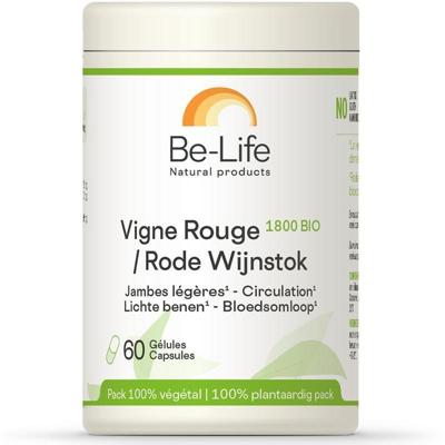 Be-Life Rode wijnstok 1800 bio 60 Softgels