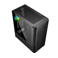 Gembird CCC-FC-400X Gaming ARGB computerbehuizing Fornax 400X, zwart - thumbnail