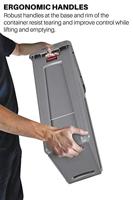 Rubbermaid afvalcontainer Slim Jim, 87 liter, grijs - thumbnail
