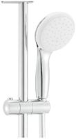 GROHE New Tempesta glijstangset met handdouche met 2 straalsoorten 5.7L/min. 60cm met doucheslang 175cm chroom/wit 2759810E - thumbnail