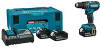 Makita DHP485RF3J Accu klop-/schroefboormachine 18V 3x 3.0Ah in Mbox - thumbnail