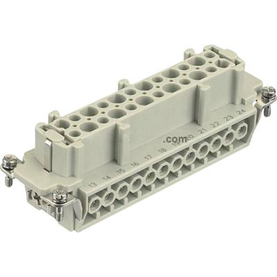 HARTING 09330242701 Businzetstuk Han® E 24 + PE Schroeven 1 stuk(s)