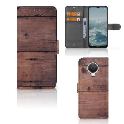 Nokia G10 | G20 | Book Style Case | Old Wood