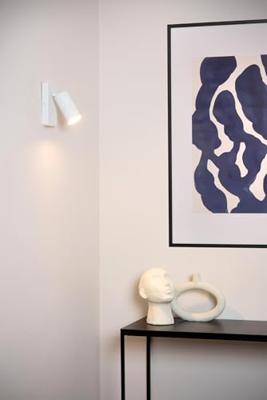 Lucide CLUBS - Bedlamp / Wandlamp - 1xGU10 - Wit