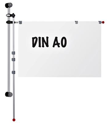 Wandhouder MAUL met 2 zwenkarmen 1.32m grijs