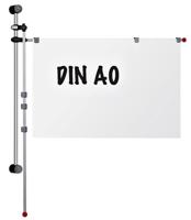 Wandhouder MAUL met 2 zwenkarmen 1.32m grijs - thumbnail