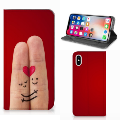 Apple iPhone Xs Max Hippe | Standcase | Liefde - Origineel Romantisch Cadeau