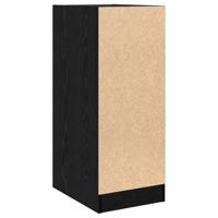 Apothekerskast Zwart eiken 30 x 41 x 77,5 cm Bewerkt hout - thumbnail