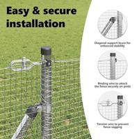 VidaXL Afrasteringspaal zilver 25 x 0,6 m (16 x 16 mm gaas) staal - thumbnail