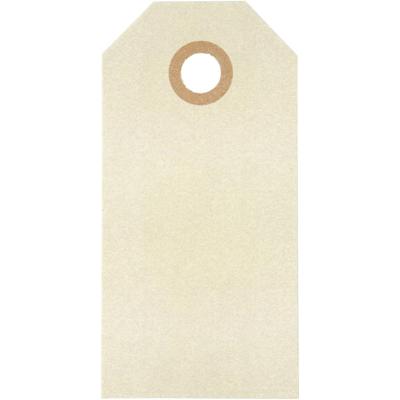 Creativ Company Manilla-labels, afm 4x8 cm, 250 gr, crème, 1000 stuk/ 1 doos