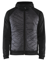 Blåkläder hybride sweater 34632526 | zwart/donkergrijs | maat xs - 7330509713518 - thumbnail