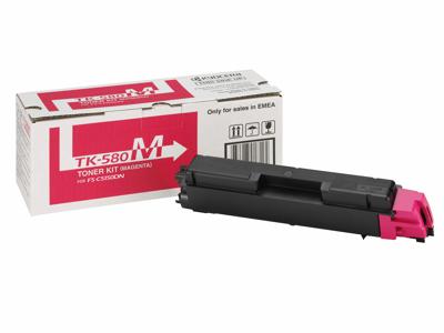 Toner kyocera tk-580m rood