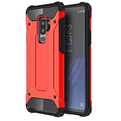 Voor Galaxy S9 PLUS TPU + PC 360 graden bescherming schokbestendige beschermende back cover(Red)