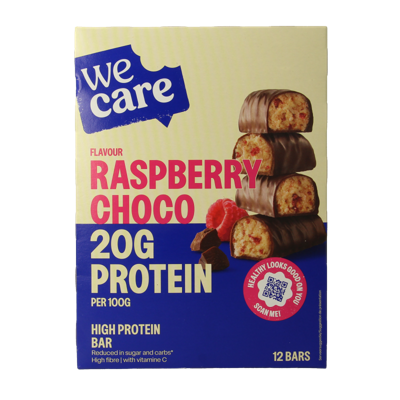 High protein bars raspberry choco 372 Gram