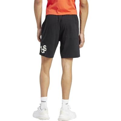 Sportbroek Adidas Bl Short Q1 Graphic Zwart Maat XL