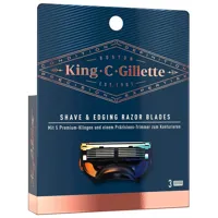 Gillette Gillette King C Scheermesjes Shave & Edging Scheermesjes - 3 Mesjes - thumbnail