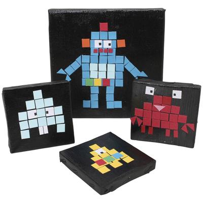 Creativ Company Canvas paneel, a4, afm 21x29,7 cm, dikte 3 mm, 280 gr, wit, 1 stuk