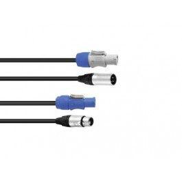 Sommer Cable SOMMER CABLE Combi XLR kabel DMX PowerCon/XLR 5m