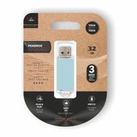 USB stick Tech One Tech TEC3010-32 Blauw 32 GB - thumbnail