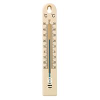 Nature thermometer plastic bruin - thumbnail