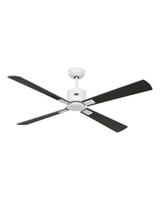 CasaFan ECO NEO III 132 WE-WN/SI WiFi Flügel Wenge/silber Plafondventilator 27 W (Ø x h) 132 cm x 360 mm Wit Met afstandsbediening, Timer, Met wintermodus,