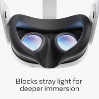 META 137250 slimme draagbare accessoire Gezichtsinterface Zwart Silicone - thumbnail