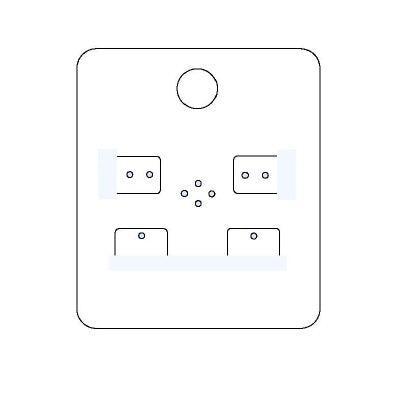 Byoux-kaartje type 12 - bxh 60x69 mm
